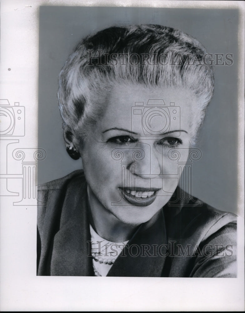 1961 Marie Doerr in a business suit  - Historic Images