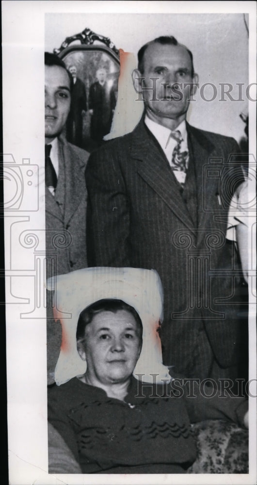1962 Press Photo Mr & Mrs Thomas Stiber on Golden wedding anniversary - Historic Images