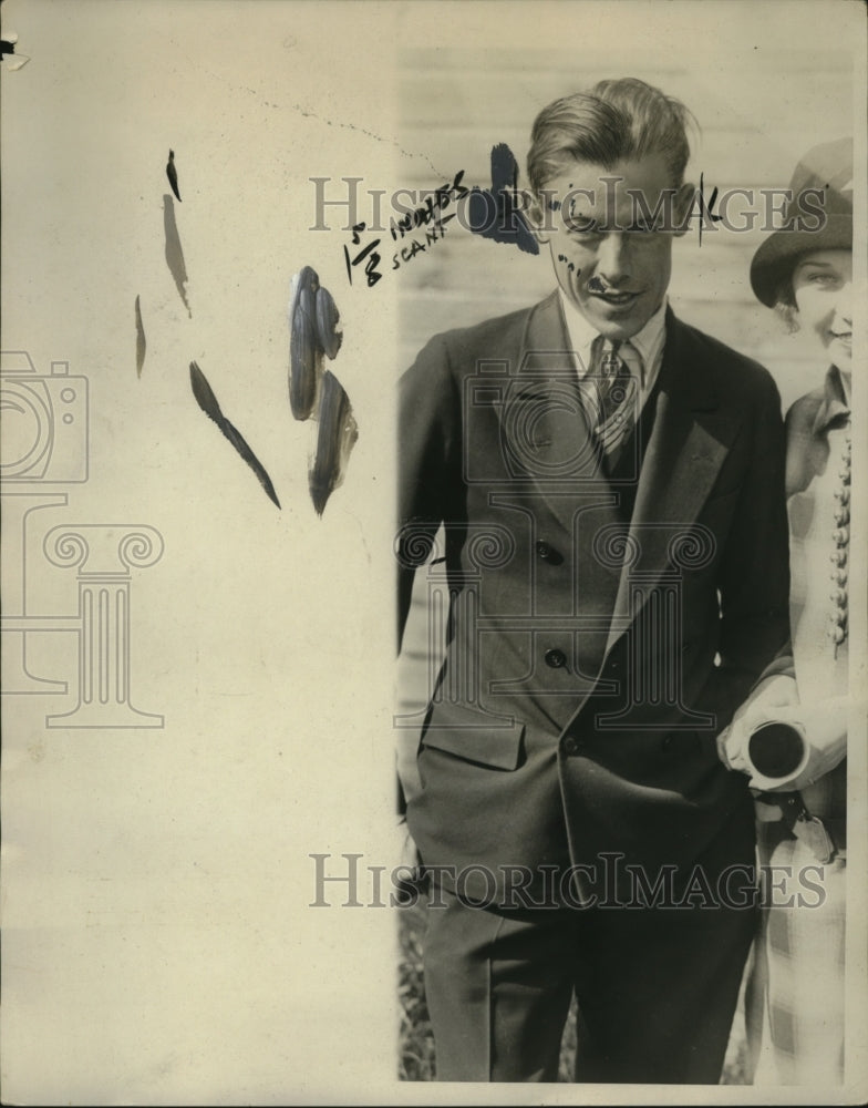 1927 Mr ilmer Stuets in his business suit  - Historic Images