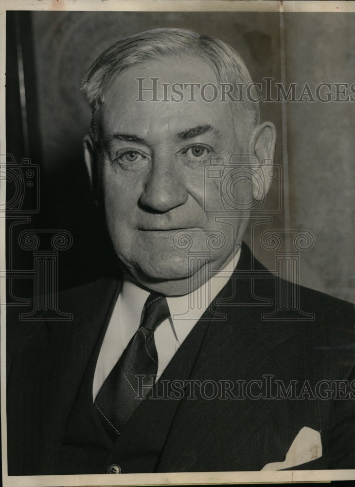 1937 Press Photo Patrick O&#39;Brien labor candidate for Detroit Michigan Mayor-Historic Images