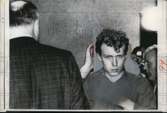 1962 Press Photo Wilson Brooks confessed slayer of cop Sgt A Eilers Racine WI - Historic Images
