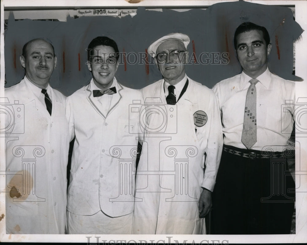 1955 David Gold, Frank Buffa, Norman Doeffs, Carl Massara Cleveland - Historic Images