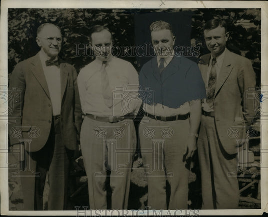 1932 Press Photo Brobby Merchants John Zahour, JF Schnauffer, JW Kalna, LE Fruch - Historic Images