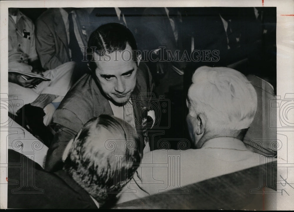 1962 Press Photo Governor Allan Shivers, Leroy Jeffers at Democratic Convention-Historic Images