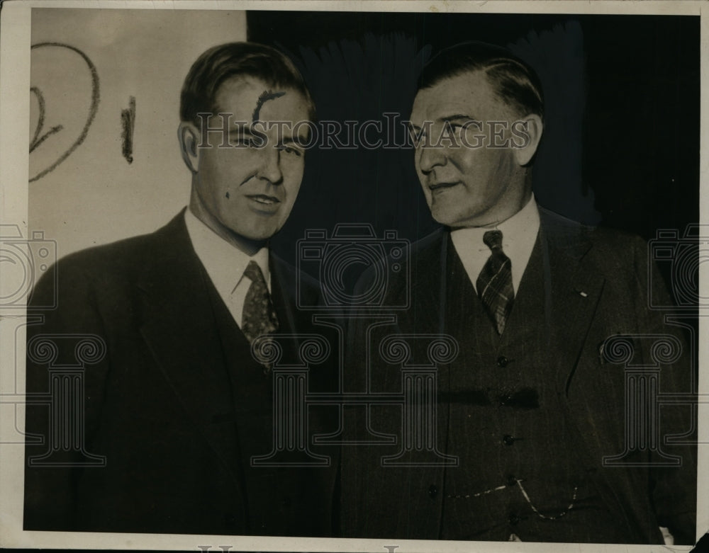 1933 Press Photo Henry A. Wallace, George N. Peek - Historic Images