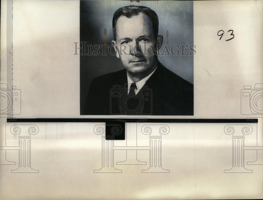 1968 Press Photo Rear Admiral John V. Smith - neo02310-Historic Images