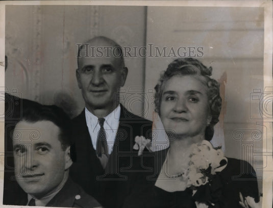 1955 Press Photo George N. Paradiso for 50th Golden Wedding Anniversary - Historic Images