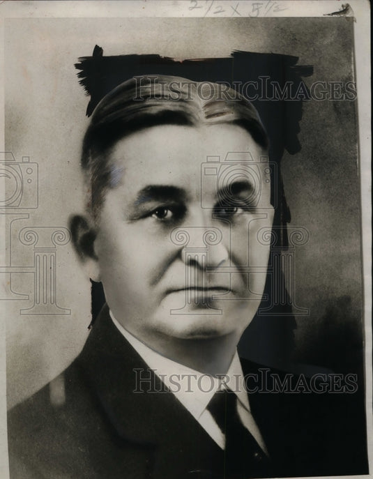 1935 Press Photo Frank S. Betts of Harwood, Indiana - neo02448-Historic Images