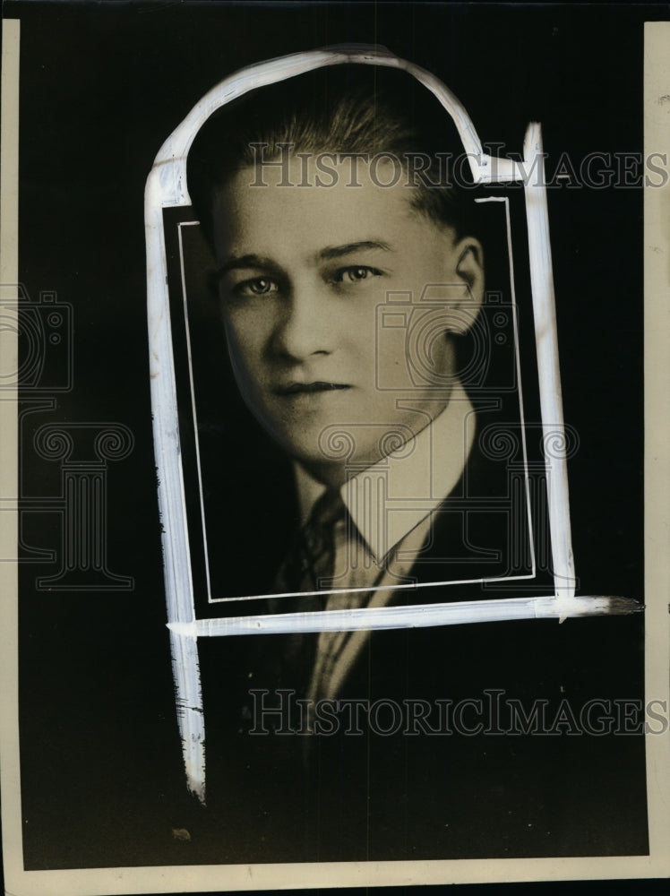 1929 Press Photo Guy Blair, Unconscious 400 Hours After Car Accident, Wisconsin - Historic Images