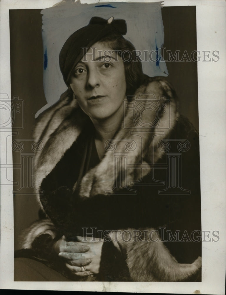 1933 Press Photo Mrs. Joseph Bertman of Sick Relief Society - neo02668-Historic Images