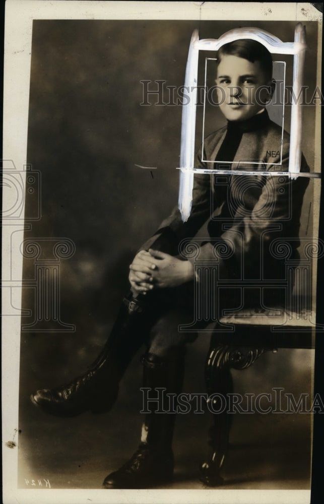 1929 Press Photo Javier Frederick Smith Heir to two million dollars - Historic Images