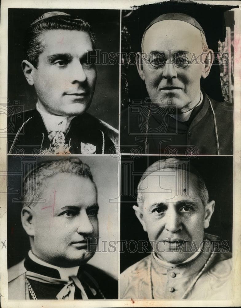 1939 Series Sacred College of Cardinals to Elect New Pope - Historic Images