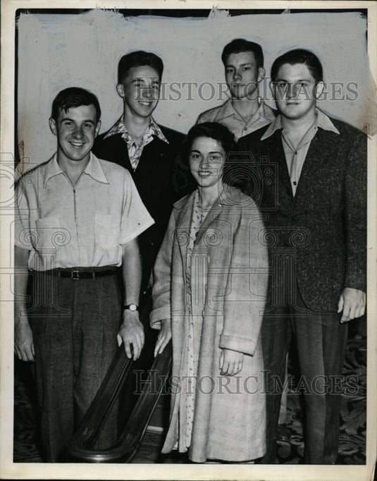 1941 Press Photo Lakewood, Ohio High School Class Officers - Historic Images