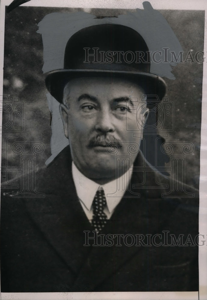 1939 Press Photo Hubert Pierlot formed Belgian cabinet in Brussels, Belgium- Historic Images