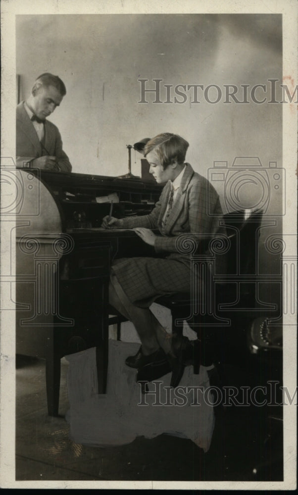 1926 Press Photo Josephine Linscott of Mound Valley, Kansas - Historic Images
