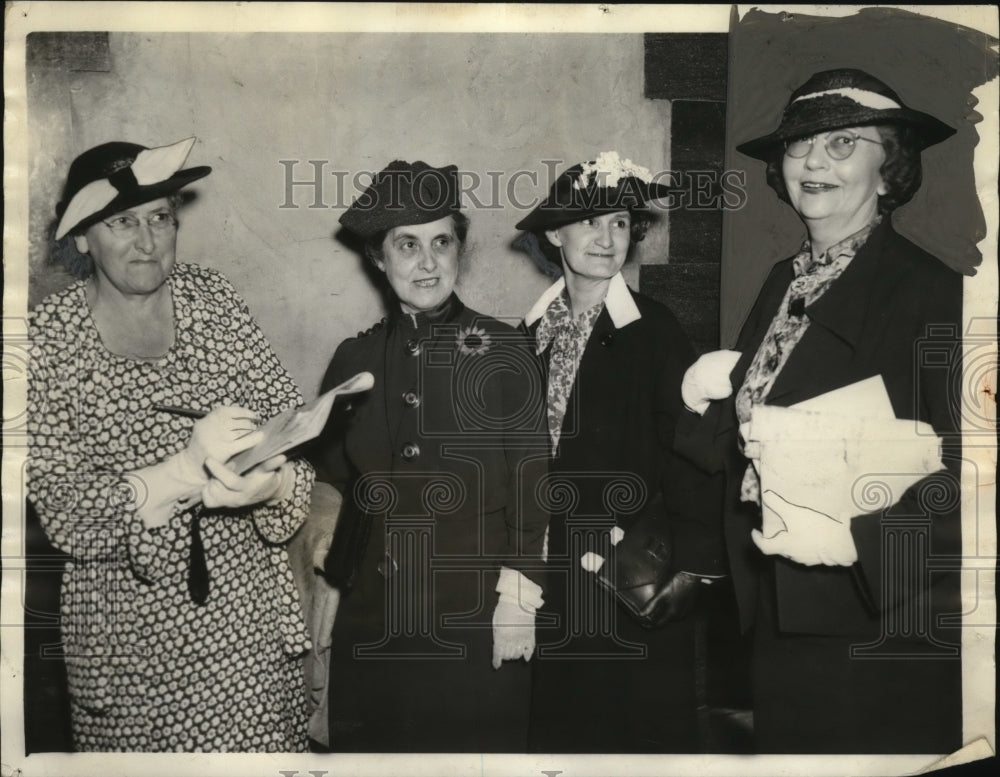 1936 Press Photo Female Members at GOP Republican National Convention, Cleveland - Historic Images