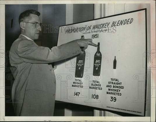 1952 Press Photo William Levin at House Judiciary Committee Hearing - Historic Images