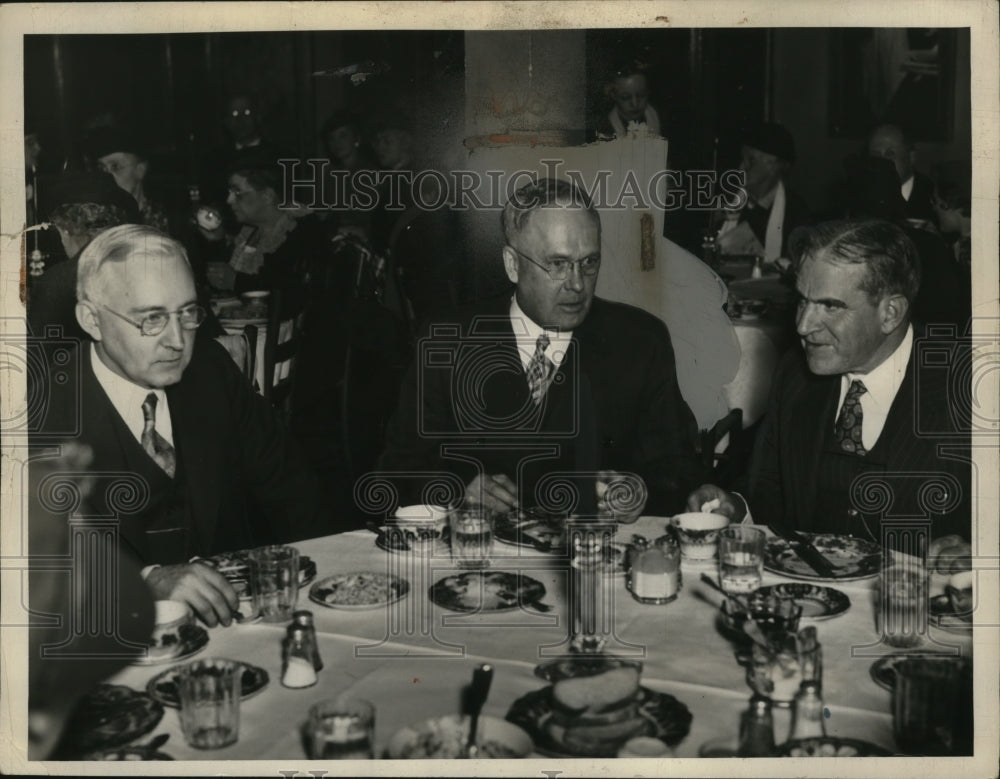 Press Photo Reverends John Leslie Lobinger, E.H. Thayer, Dr. Fred L. Holly - Historic Images