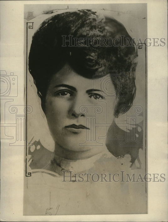 1922 Press Photo Mrs. Frank Schneider, Died Eating Poison Candy Sent to Sister - Historic Images