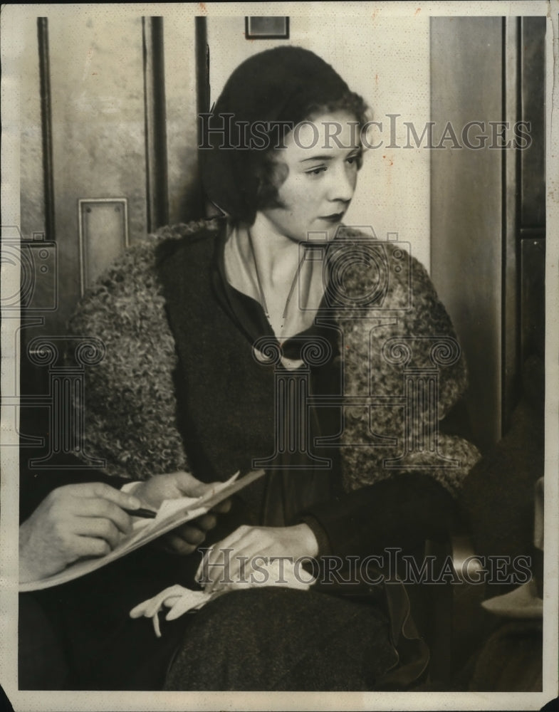 1930 Press Photo Marian Wright of Chicago Junior League Society - neo03416-Historic Images