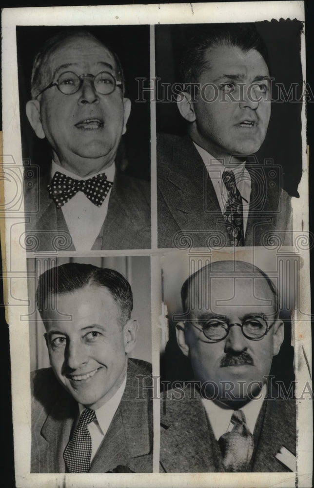 1942 Press Photo Series Assistants of James F. Byrnes for Economic Stabilization - Historic Images