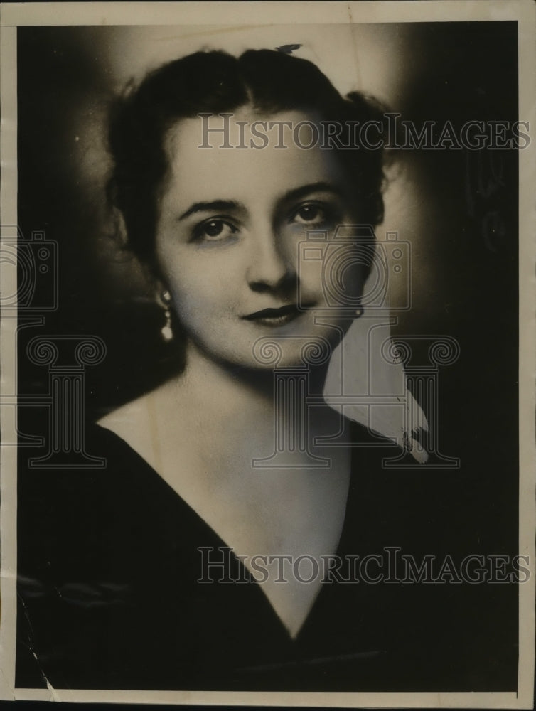 1935 Press Photo Christina Shepherd of  N.Y. State College received scholarship - Historic Images