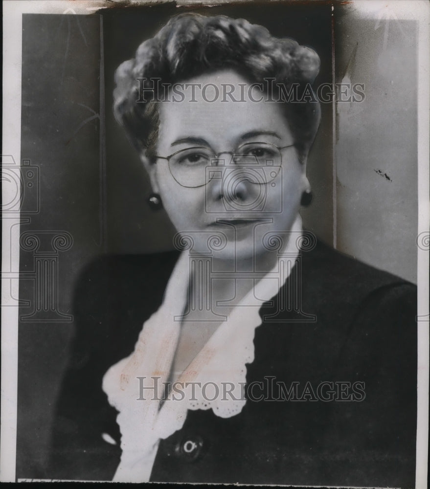 1954 Press Photo Fronia Sexton Embezzled bank funds - Historic Images
