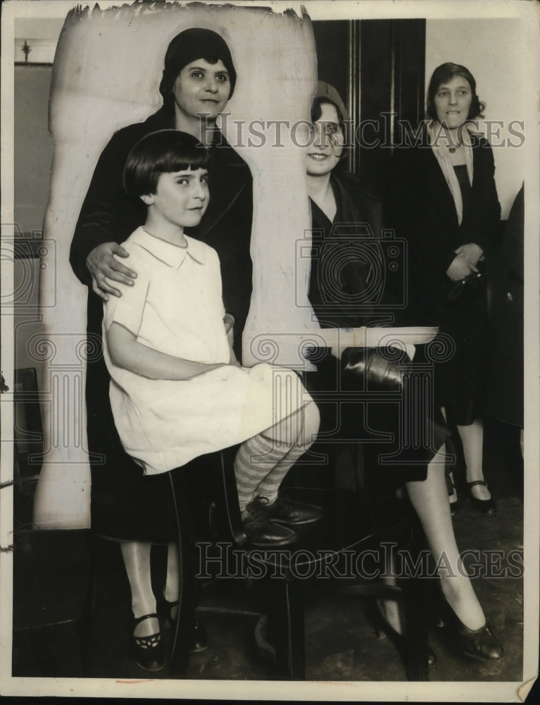 1932 Press Photo Goldie Ellis, Rose Ellis 6th wife of Paul Ellis, Esther Klofer-Historic Images