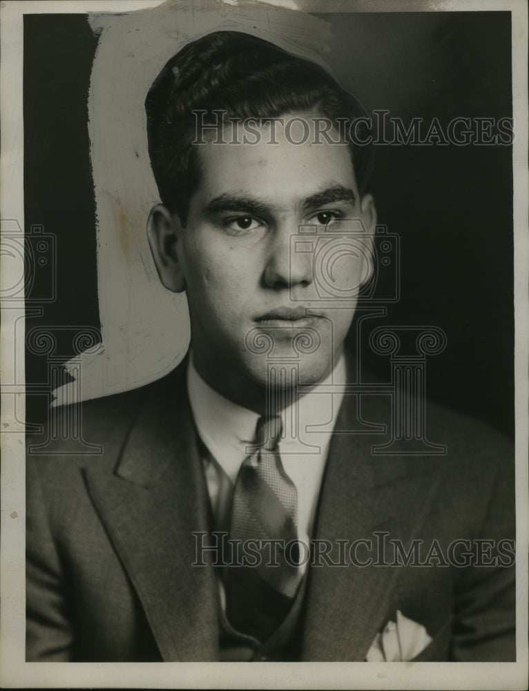 1934 Press Photo Irvin Haiman of Cleveland Heights, Ohio - Historic Images