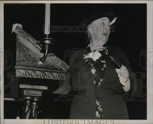 1939 Mrs JK Pettengill President of Congress of Parents & Teachers - Historic Images
