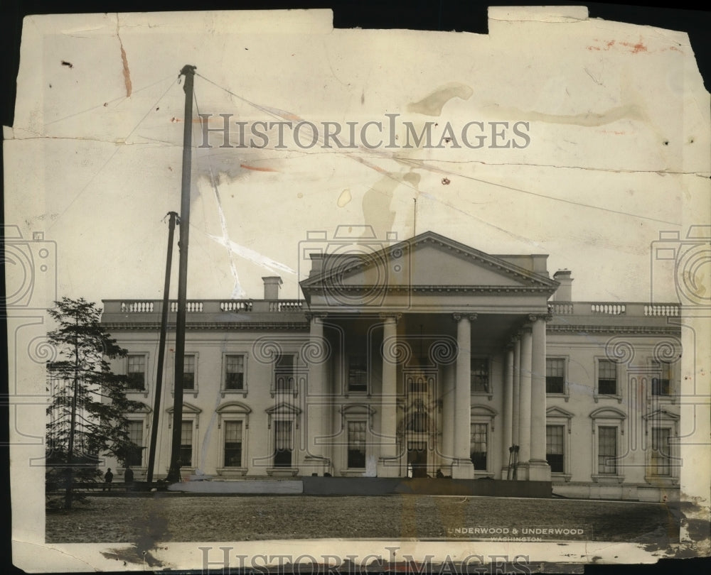 1927 Press Photo White House Repairs for Coolidges - neo04062-Historic Images