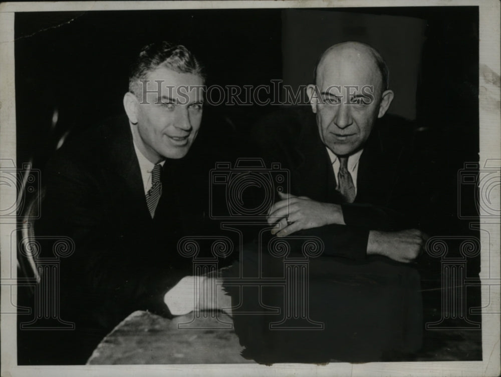 1933 Rexford Tugwell, H.R. Tolley at Farm Economic Association Event - Historic Images
