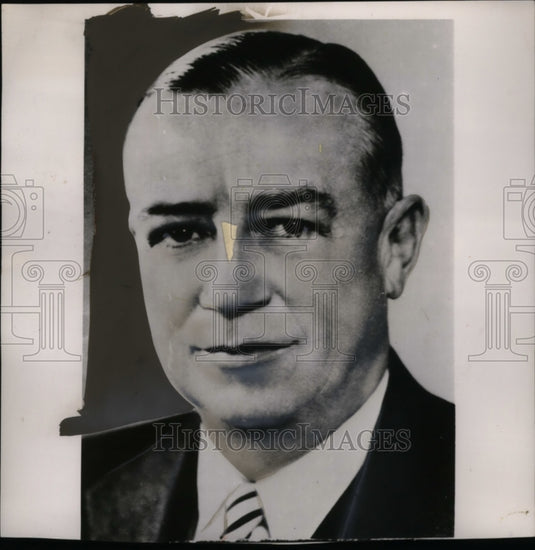 1954 Press Photo Dr. Robert L. Johnson of U.S. Foreign Information Service-Historic Images