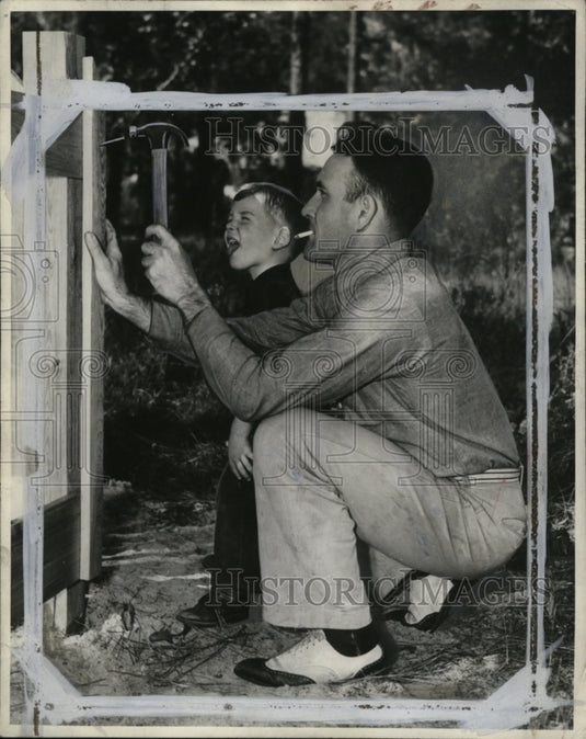 1938 Johnny Allen Sr. & Jr.  - Historic Images