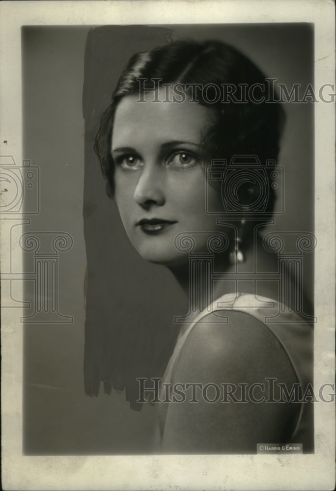 1931 Press Photo Mrs. Barbara Vandenberg engaged to John Knight of Kalamazoo, MI-Historic Images