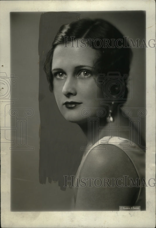 1931 Press Photo Mrs. Barbara Vandenberg engaged to John Knight of Kalamazoo, MI-Historic Images