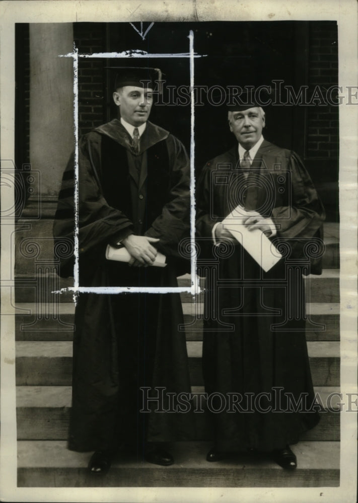 1932 Dr. Ralph Hutchinson, Judge Samuel Seabury  - Historic Images