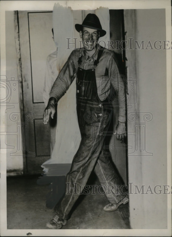 1937 Press Photo J.D. Lee, Escaped Life-Term Murder Convict in Atlanta, Georgia - Historic Images