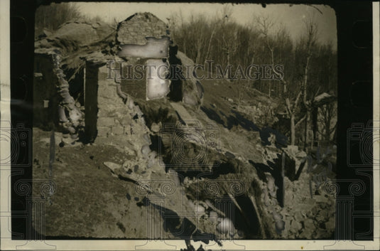 1923 Press Photo Earthquake Landslide in Modena, Italy That Destroyed 200 Homes-Historic Images