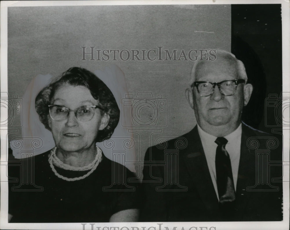 1967 Mr. &amp; Mrs. Joseph Olecki on their Golden Wedding Anniversary - Historic Images
