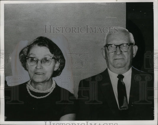 1967 Mr. & Mrs. Joseph Olecki on their Golden Wedding Anniversary - Historic Images