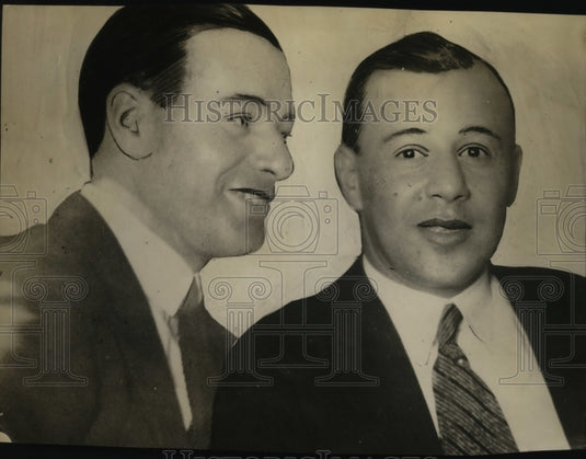 1921 Press Photo Ira Forloues & Fred Fishbeck - neo05467-Historic Images