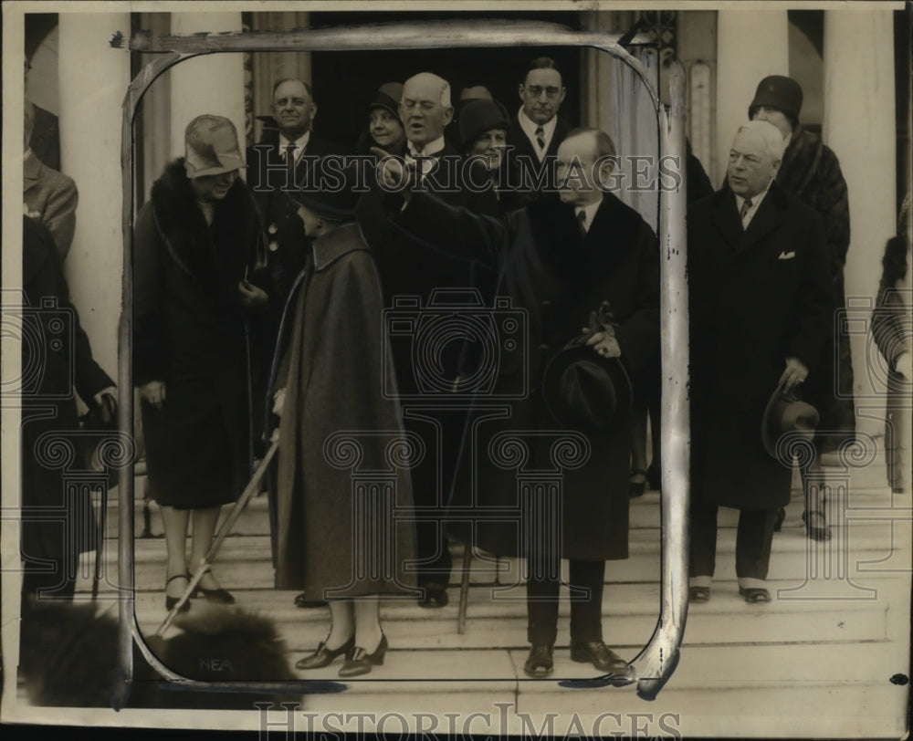 1928 President &amp; First Lady Coolidge at Swananoa Country Club - Historic Images