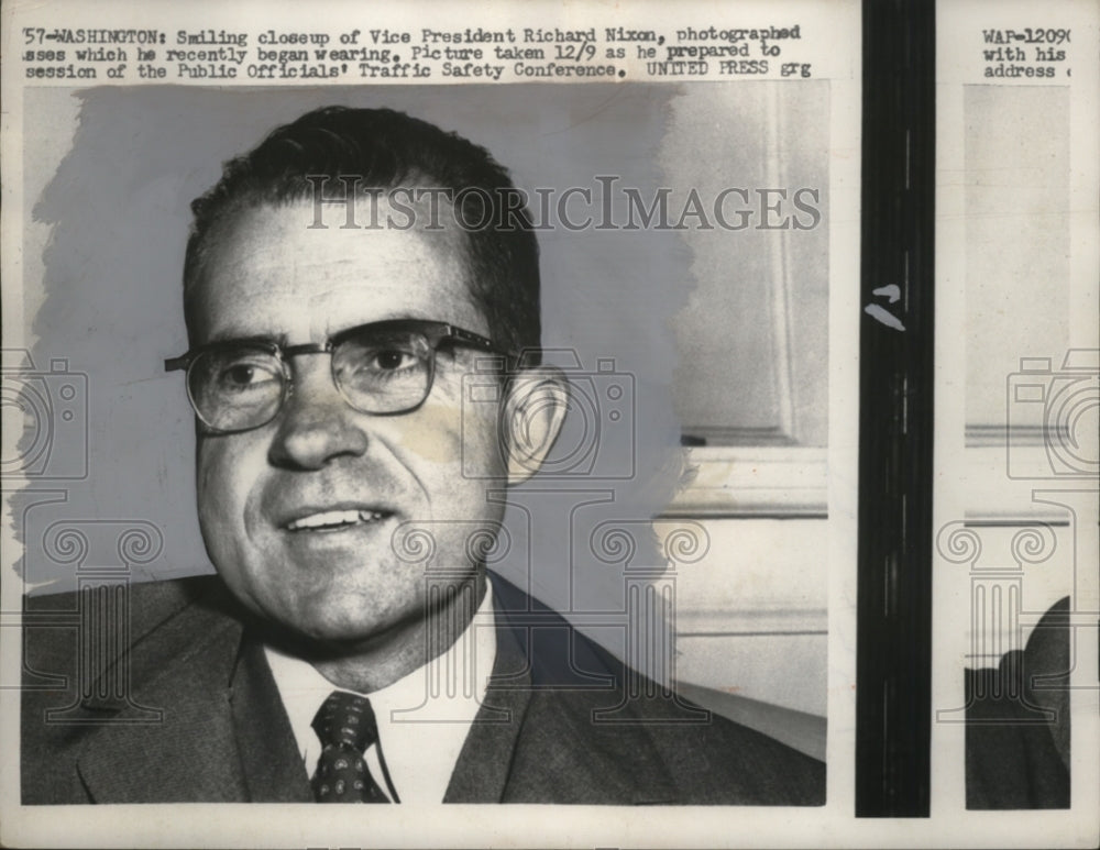 1937 Vice President Richard Nixon at Traffic Safety Conference - Historic Images