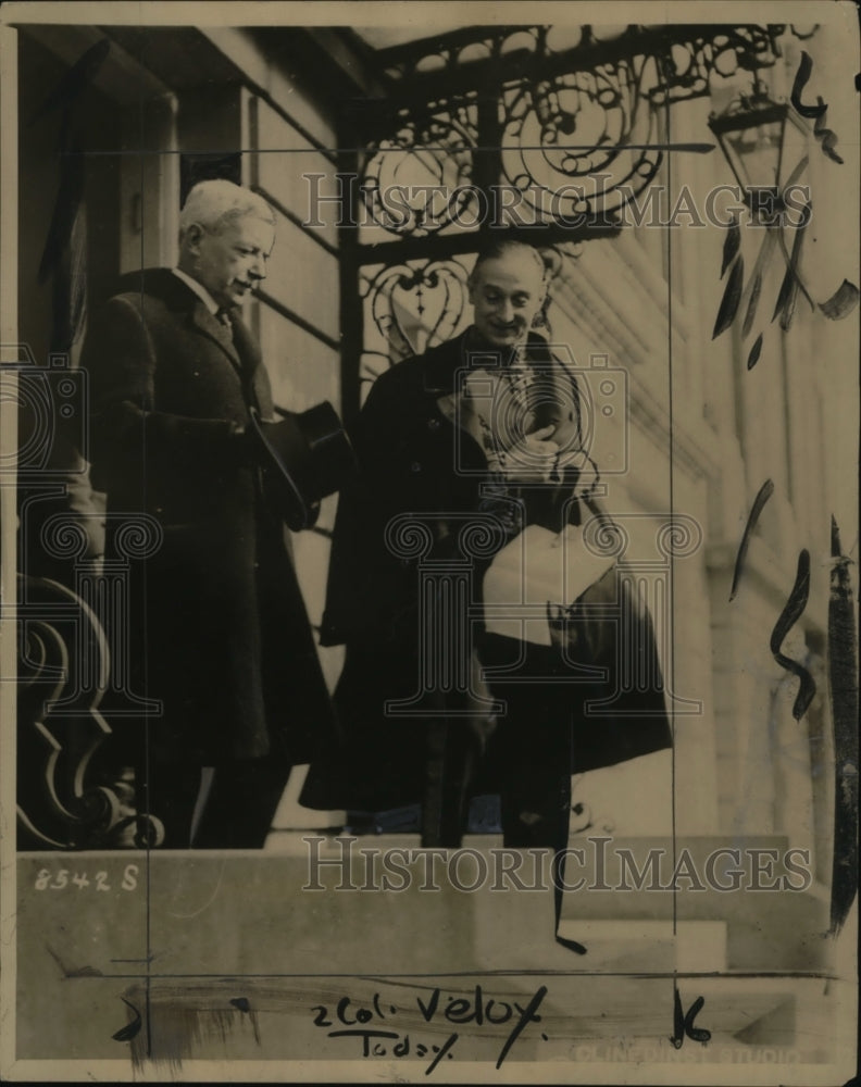 1918 Press Photo Lord Reading, British Ambassador robert Lansing at White House - Historic Images