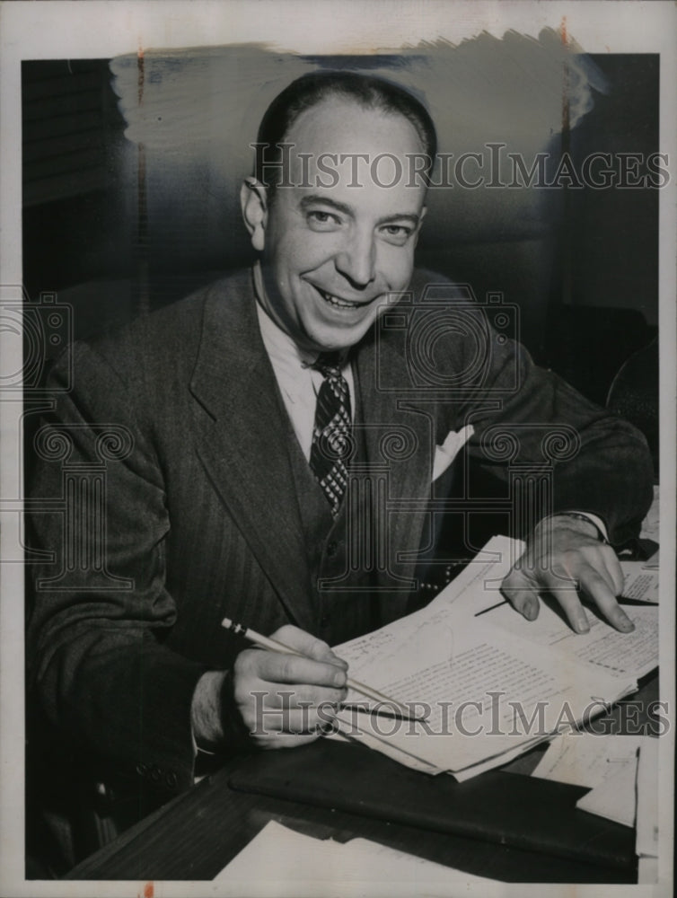 1946 Press Photo Wilson Wyatt, U.S. Government Housing Expediter - Historic Images