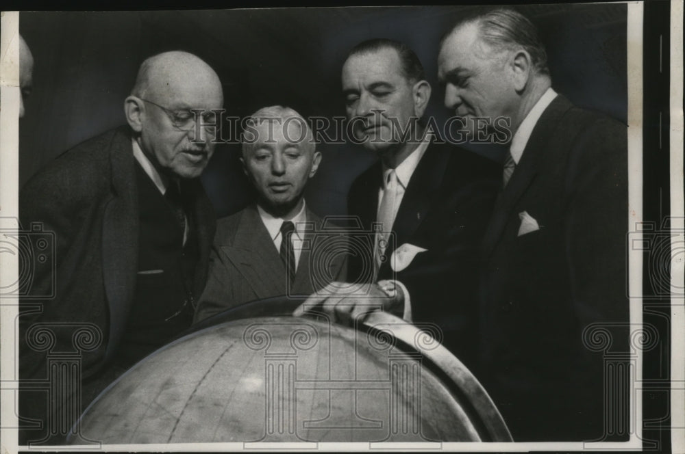 1958 Press Photo Senate Preparedness Subcommittee Members at Hearing, Washington - Historic Images