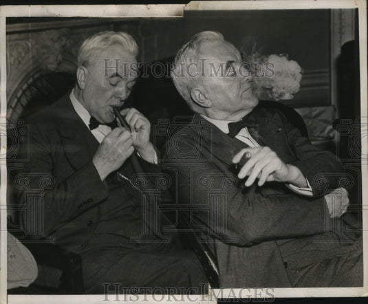 1937 Press Photo Senator George W. Norris at Senate Judiciary Committee Meeting - Historic Images