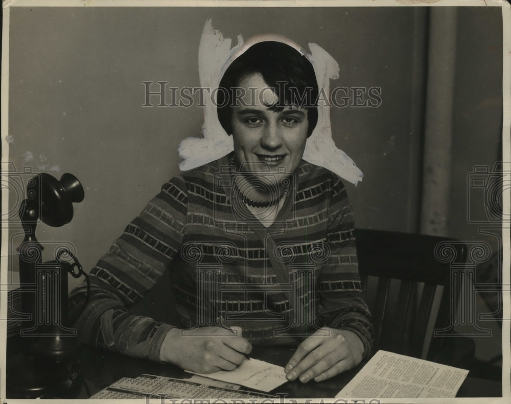 1928 Press Photo Ruth Elizabeth O&#39;Brien Milwaukee&#39;s Convention hostess - Historic Images