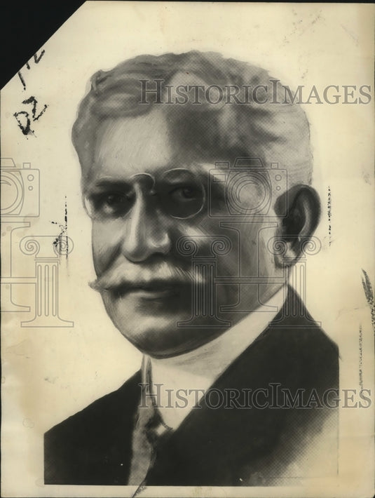 1922 Press Photo Jonathan Godfrey, Millionaire & Husband of Child Bride - Historic Images